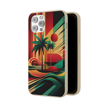 Beach Painting Biodegradable Case