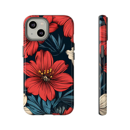 Red Dandelion  Art Design Pattern Tough Case