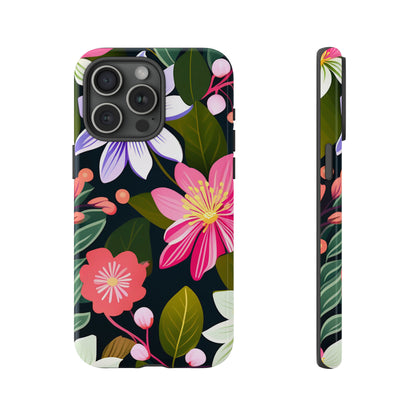 Pink Flower Pattern Tough Case