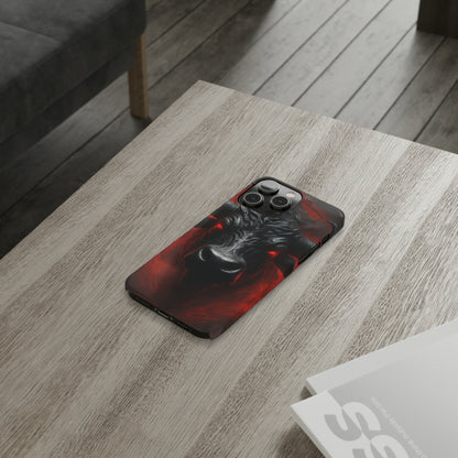 Red Eye Bull Slim Phone Case - Colorwink