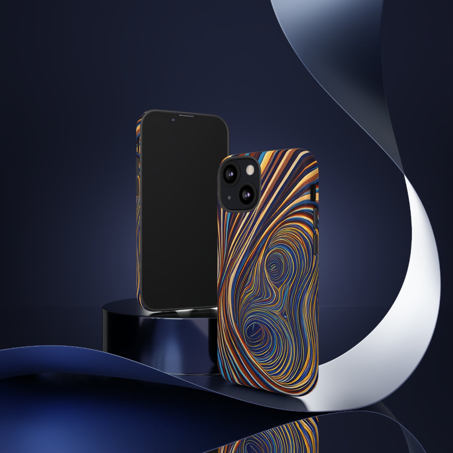 Spiral illusion Pattern Tough Case