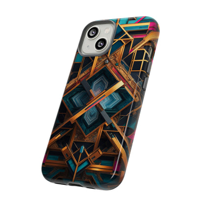 Abstract Tesseract Tough Case