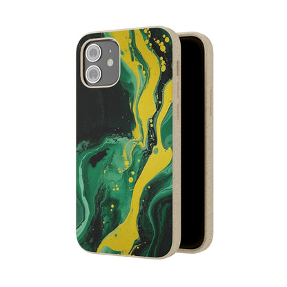 Swirling Shadows Design Biodegradable Case