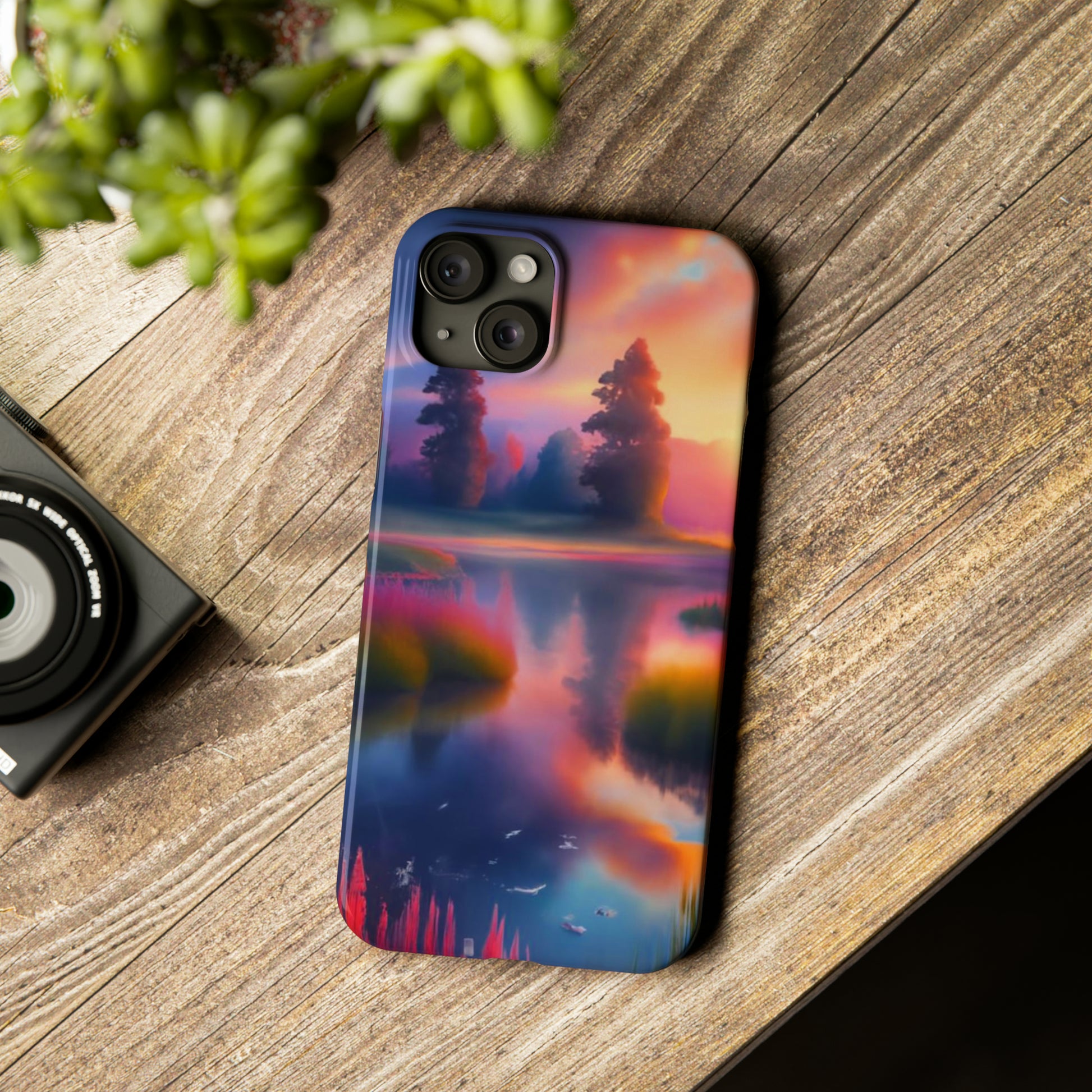 Blurry Morning Slim Phone Case - Colorwink