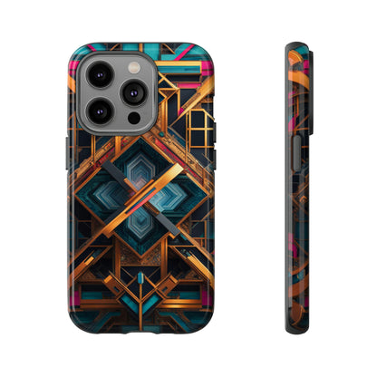 Abstract Tesseract Tough Case