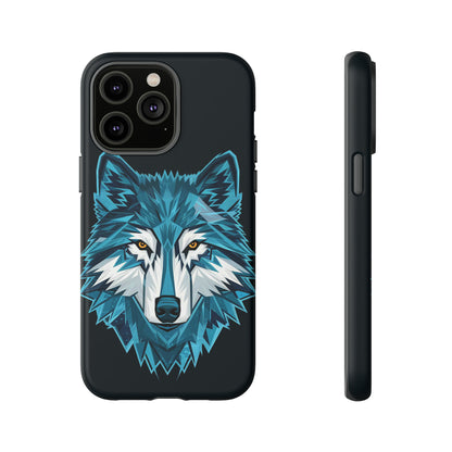 Cubism Wolf Art Tough Case