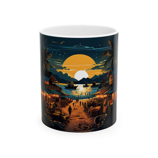 Sunset at Beach Coffee Mug