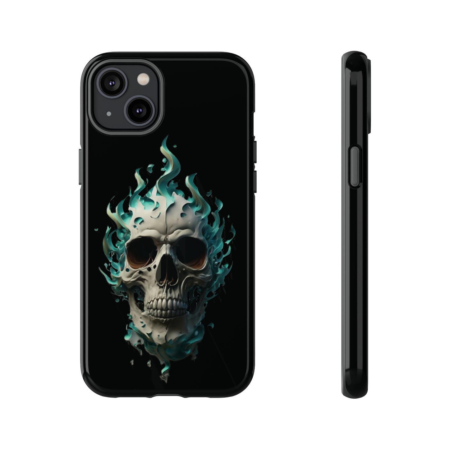 Flaming Skull Tough Case