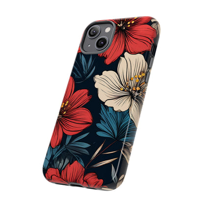 Two Flowers Tough Case