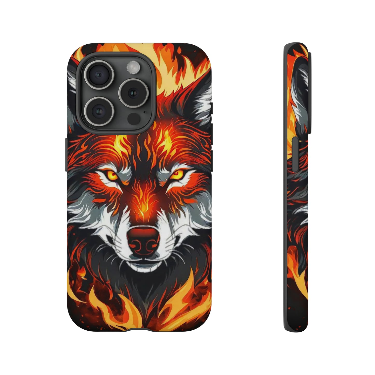 Fiery Wolf Tough Case