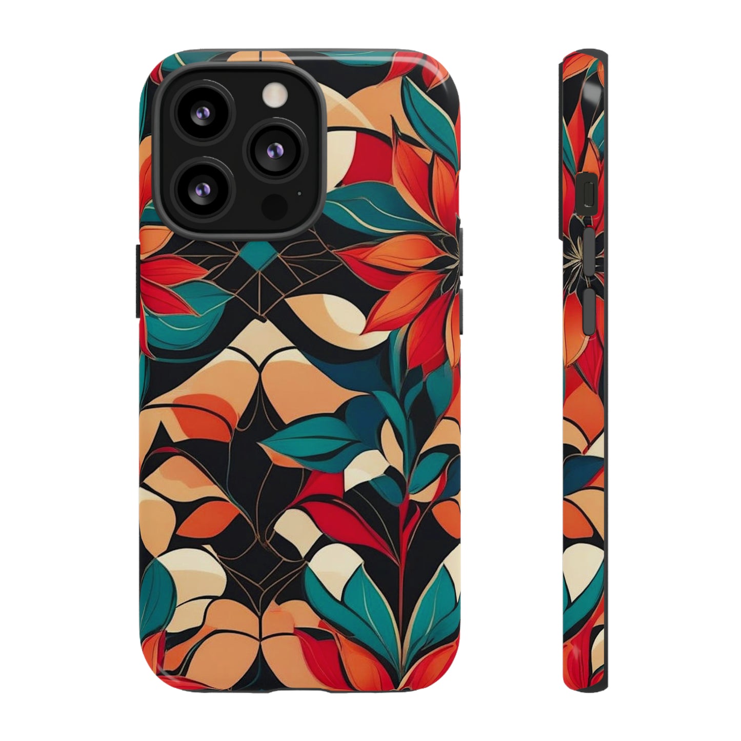 Flower Pattern Art Design Tough Case