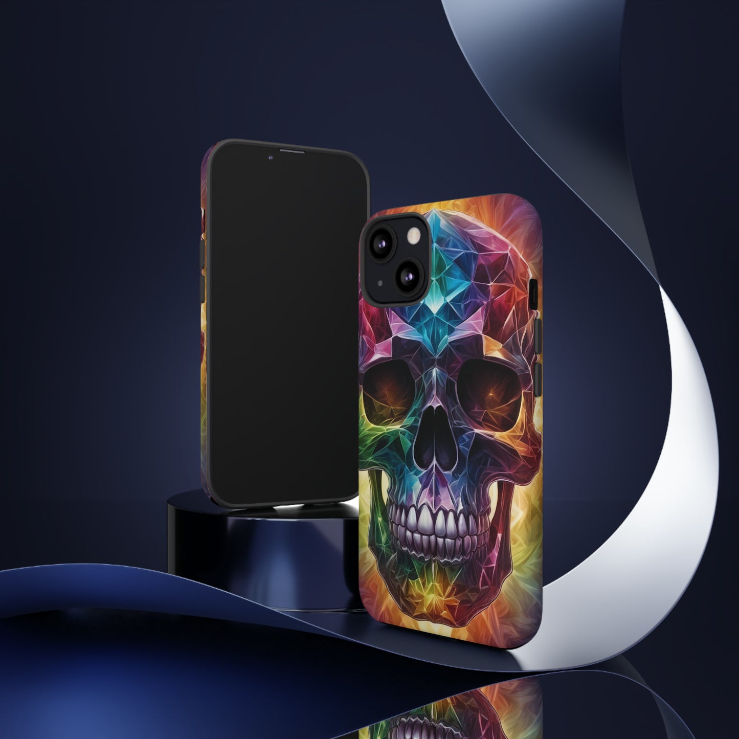 Psychedelic Skull Tough Case