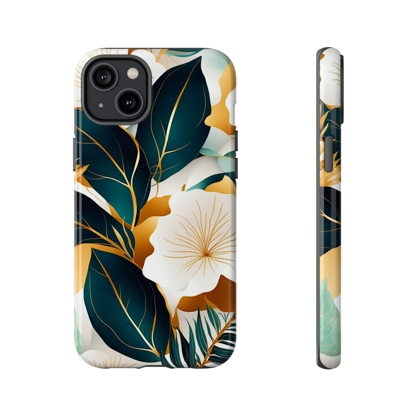 White Flowers Art Tough Case