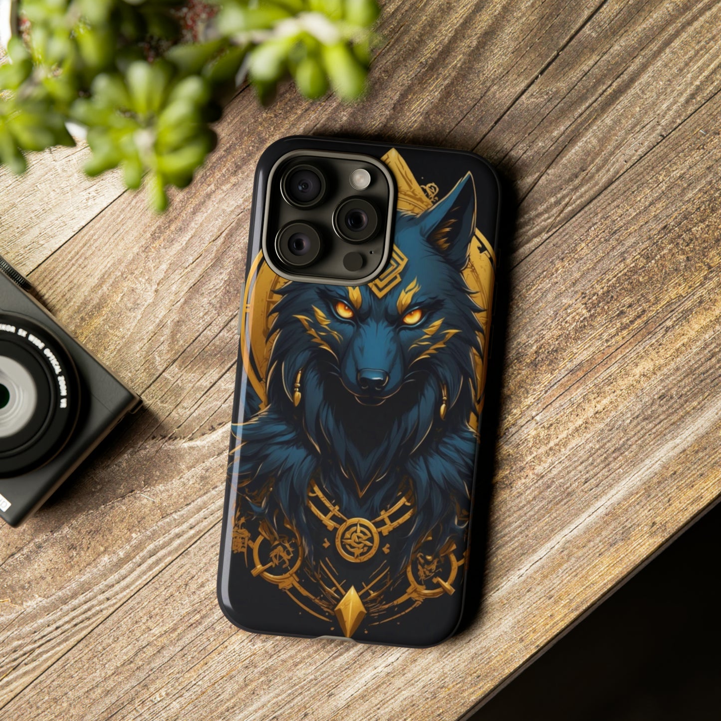 Golden wolf Tough Case