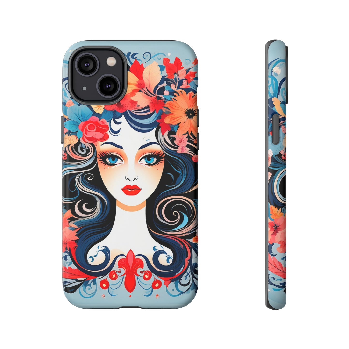 Floral Lady Tough Case