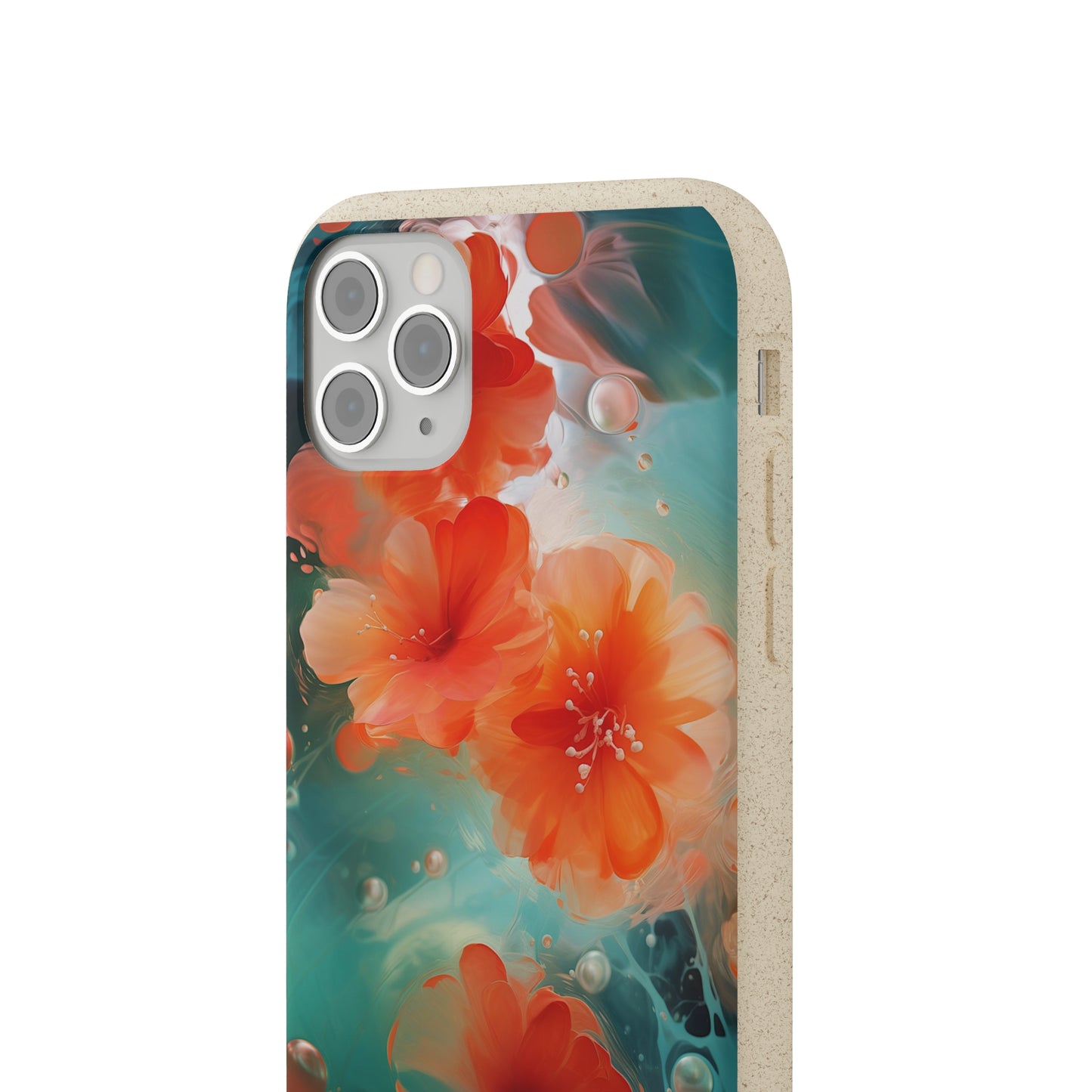 Flower painting Biodegradable Case