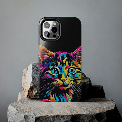 Psychedelic Cat Tough Case