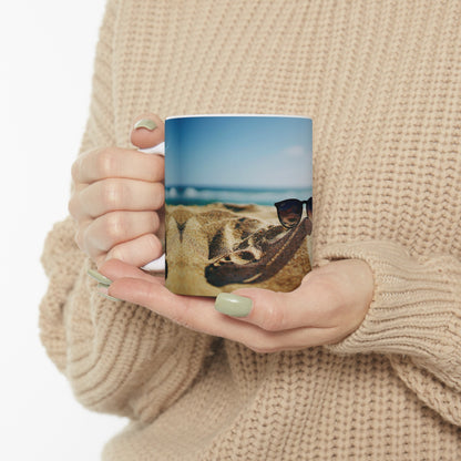 Beach Sunglass Coffee Mug