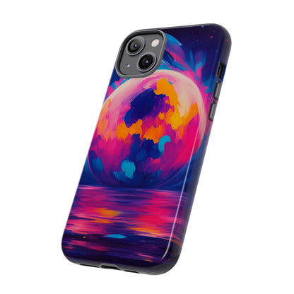 Hexagonal Moon Tough Case