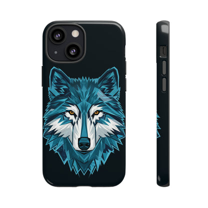 Cubism Wolf Art Tough Case