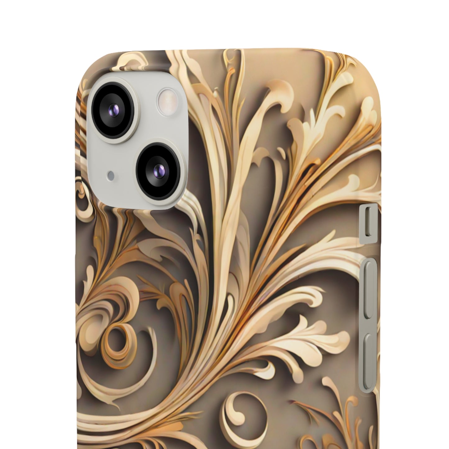 Golden Tendrils Snap Case - Colorwink