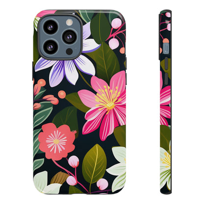 Pink Flower Pattern Tough Case