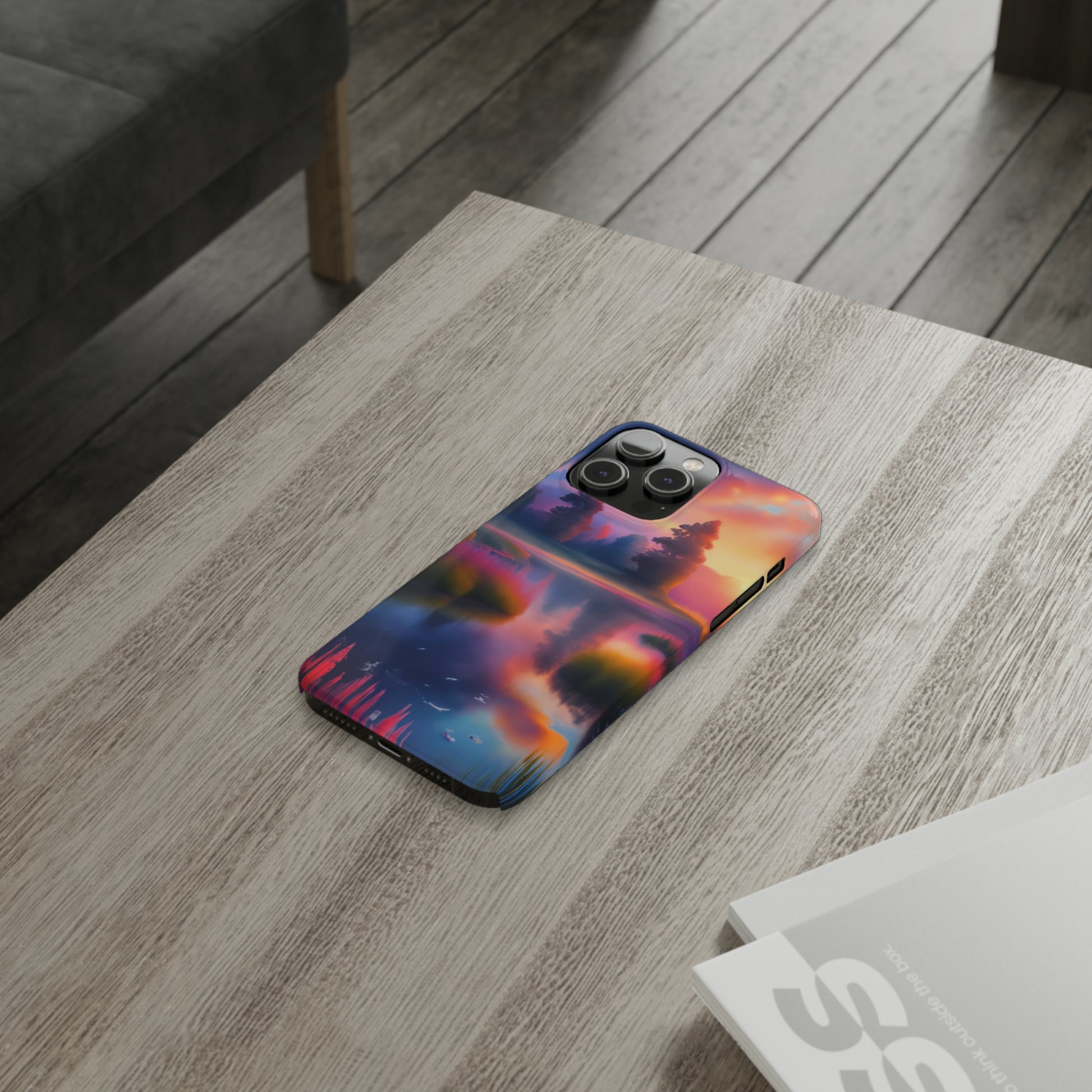 Blurry Morning Slim Phone Case - Colorwink