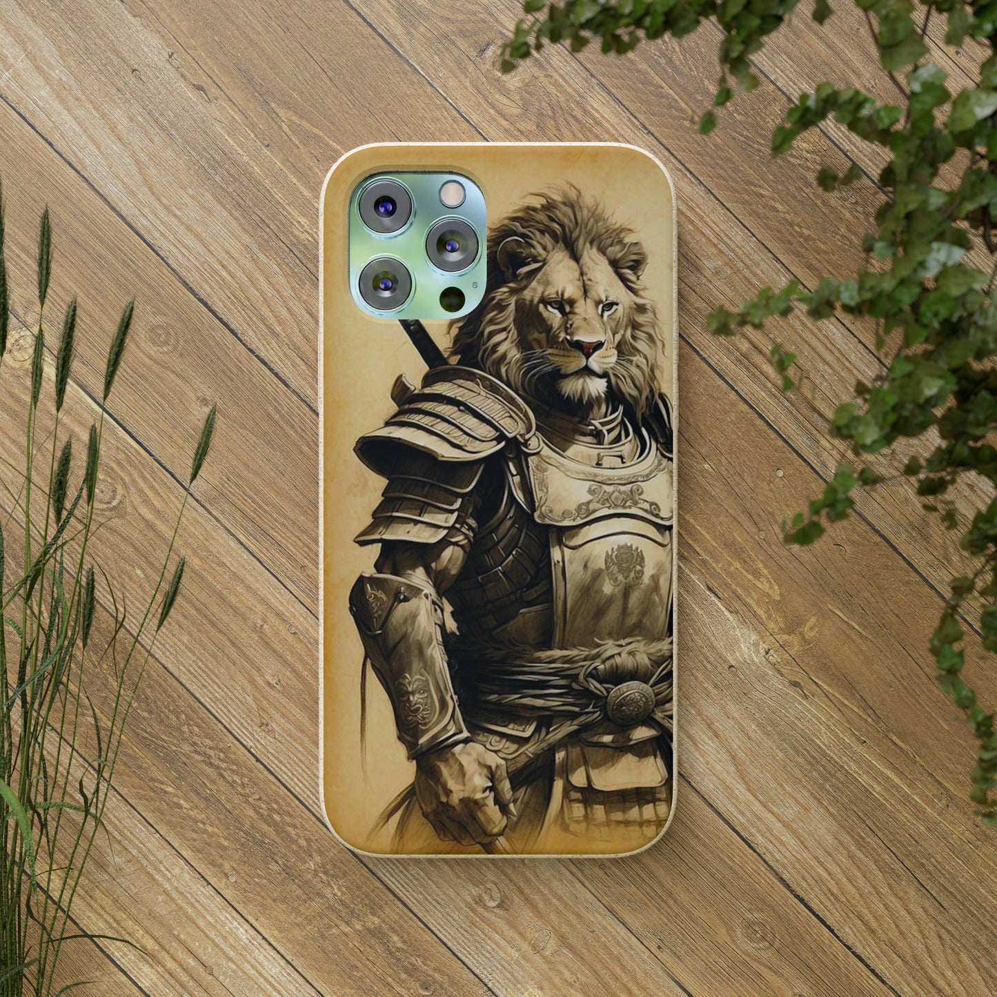 Lion Samurai Biodegradable Case