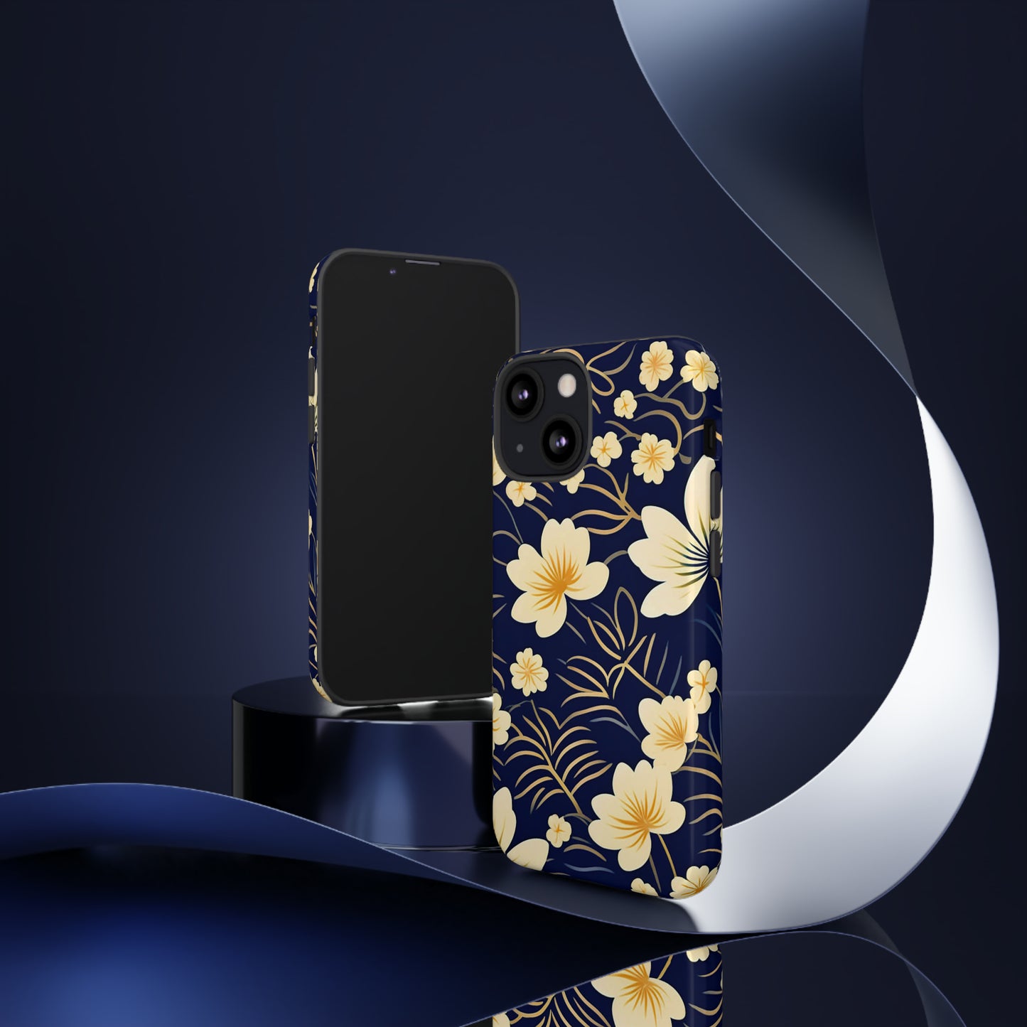 White Flower Art Tough Case