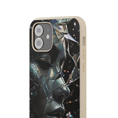 Fractured Glass art Biodegradable Case