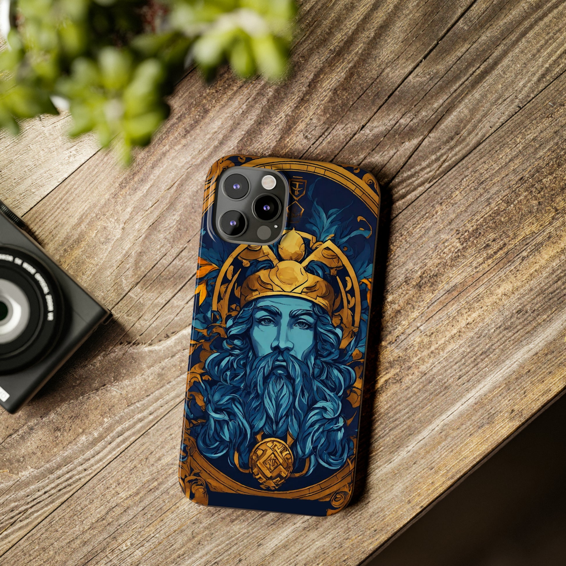 Greek God Slim Phone Case - Colorwink