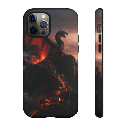 Dragon on mountain Tough Case