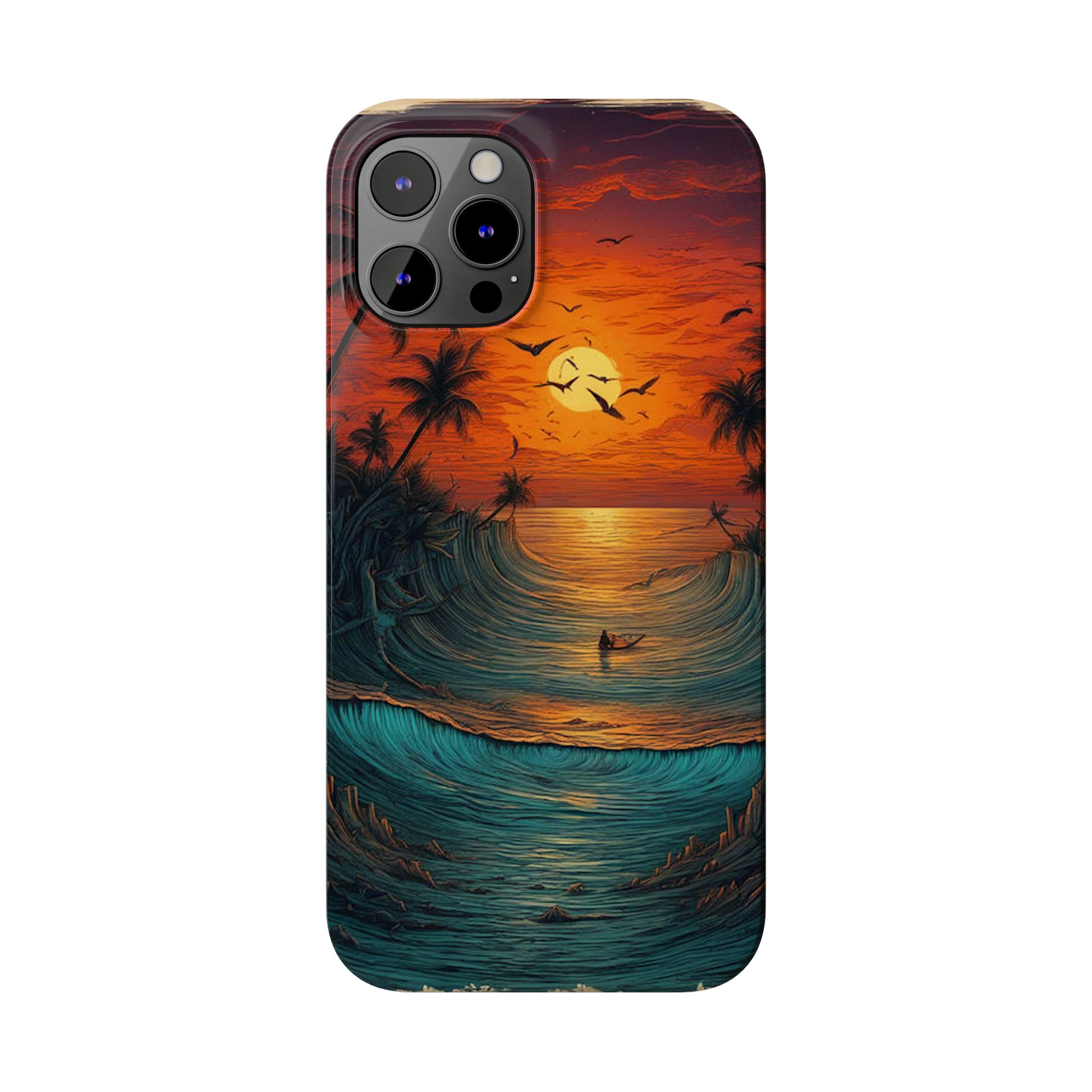 Golden Horizon Slim Case - Colorwink