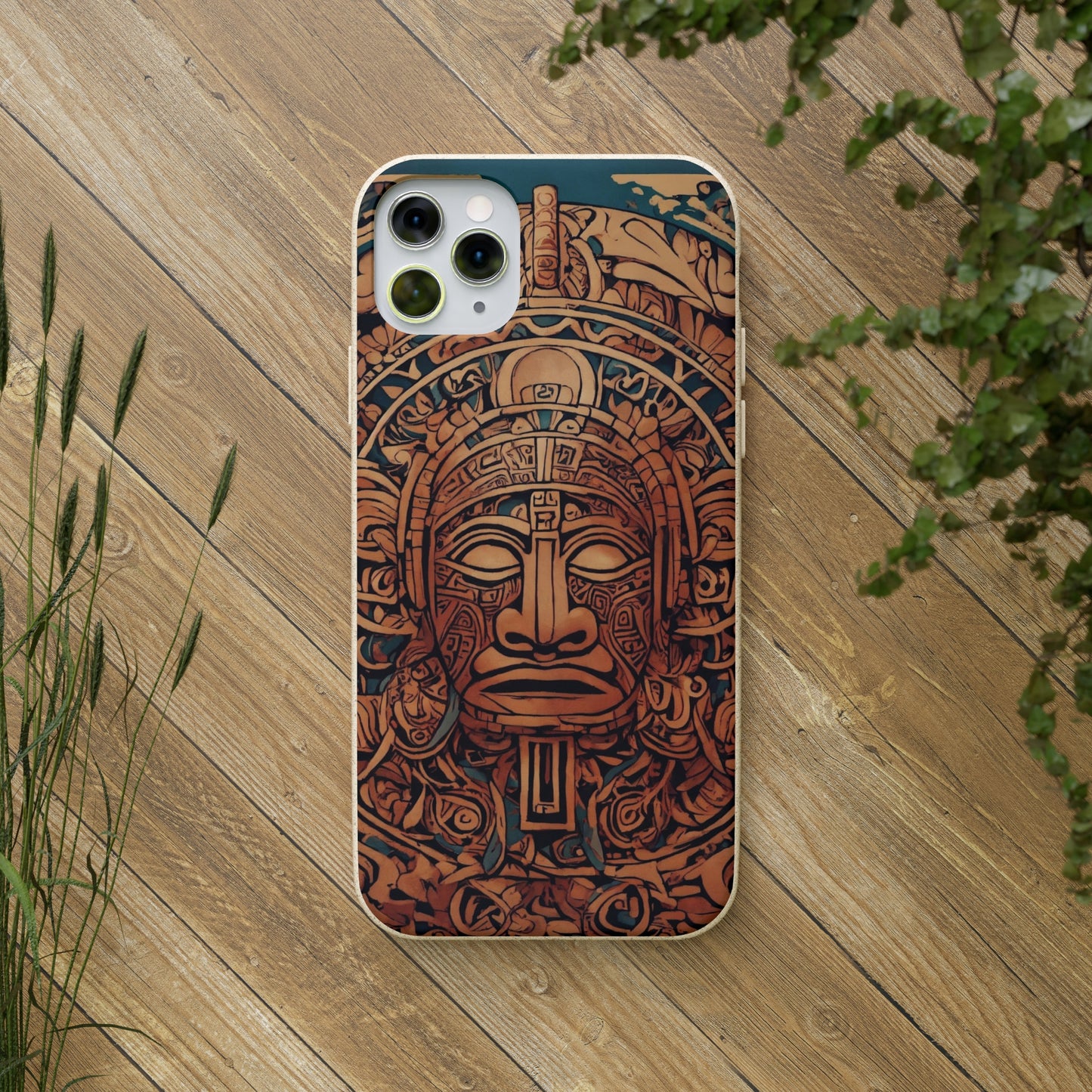 Marquesan Tattoo Style Biodegradable Case