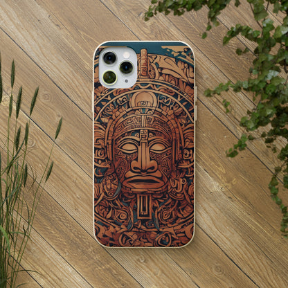 Marquesan Tattoo Style Biodegradable Case