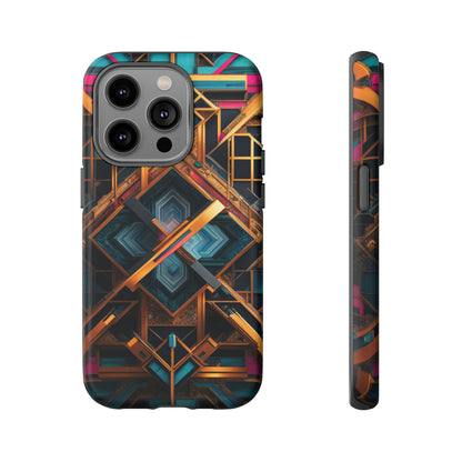 Abstract Tesseract Tough Case