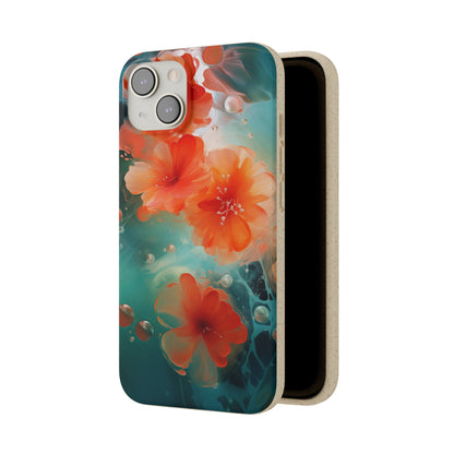 Flower painting Biodegradable Case