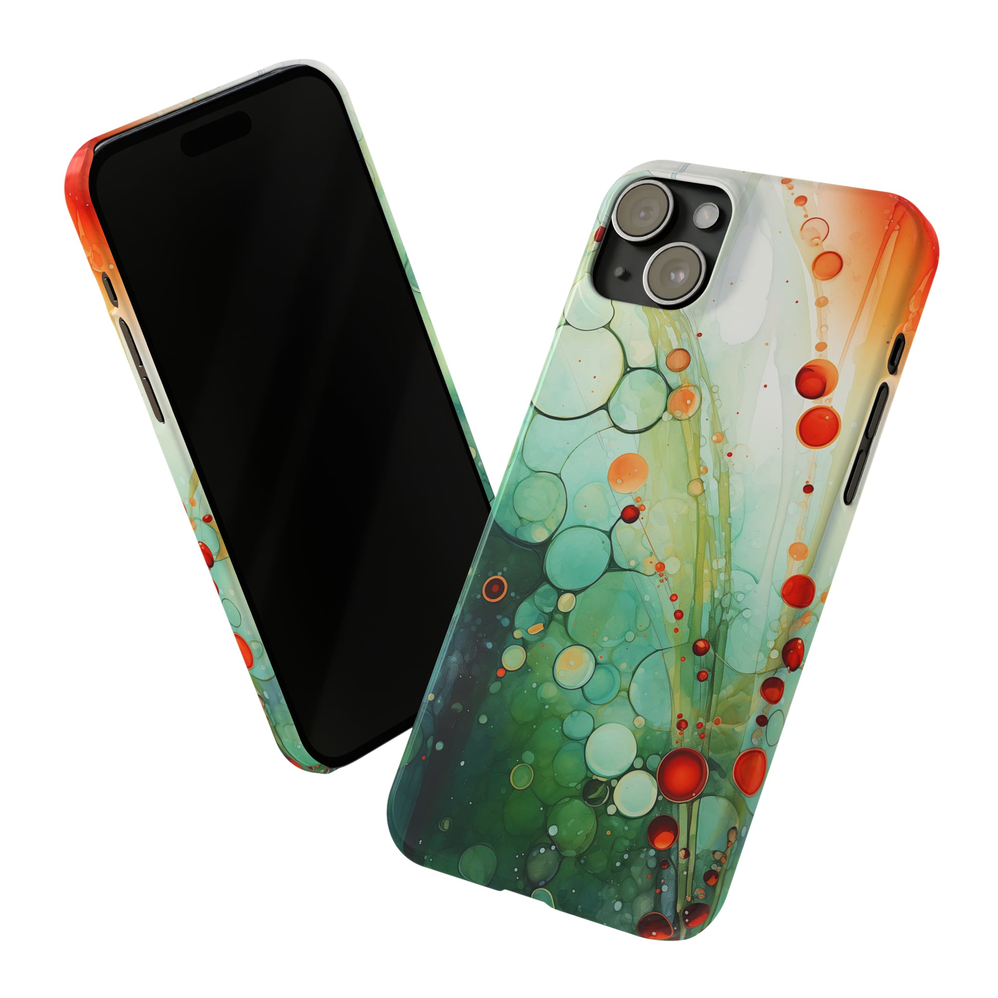 Abstract Shapes Design Slim Phone Case - Colorwink