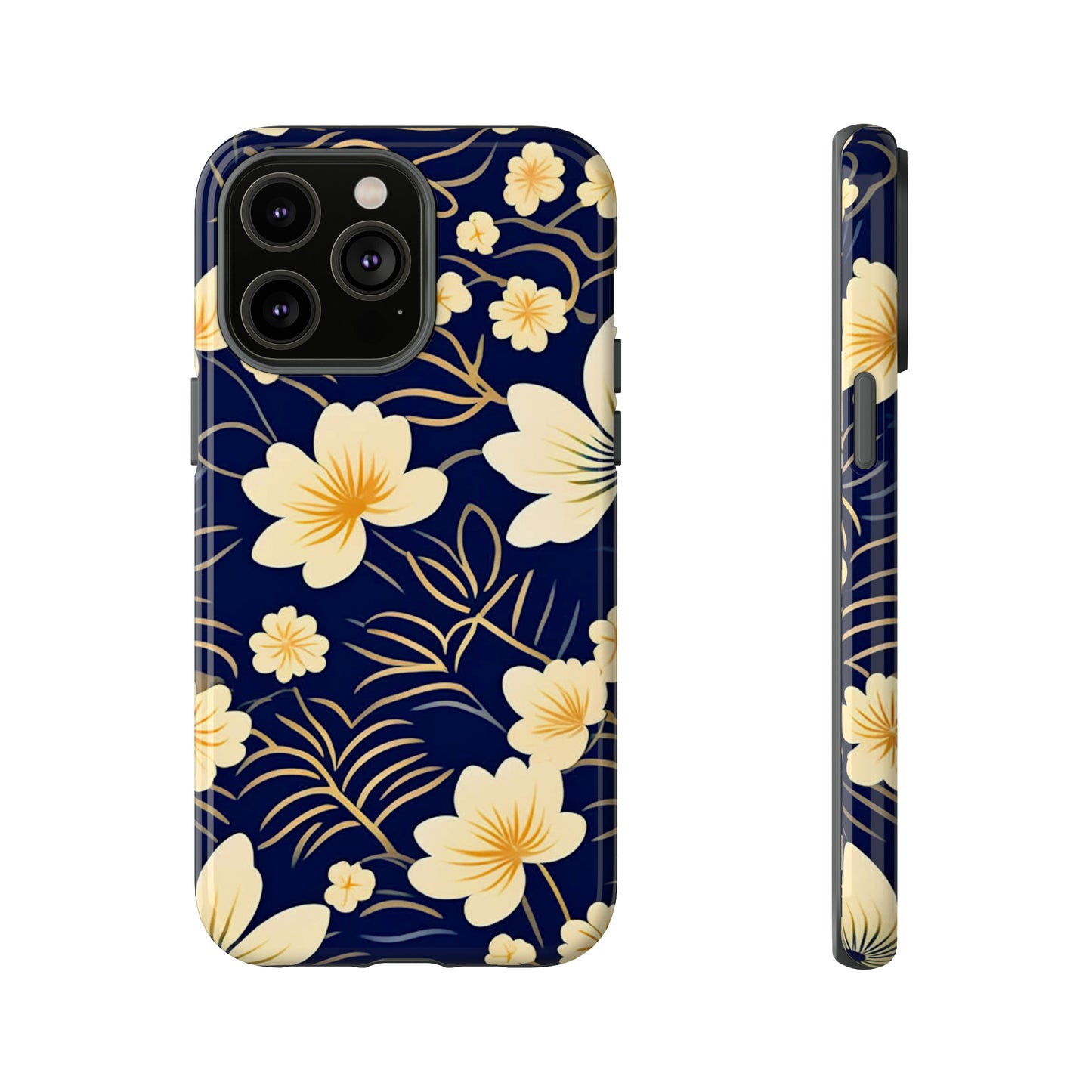 White Flower Art Tough Case