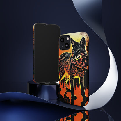 Fiery tail Tough Case