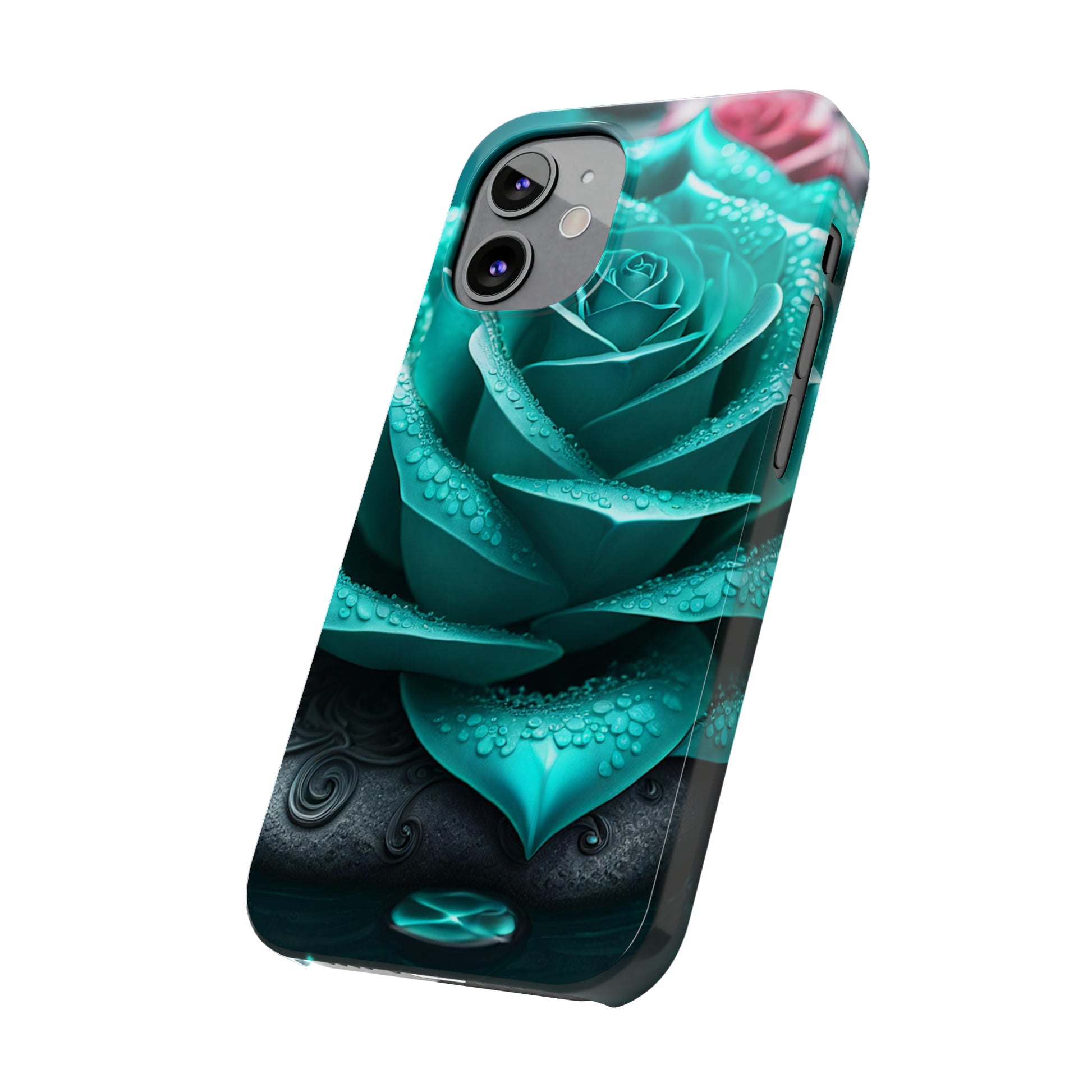 Blue Lotus Slim Phone Case - Colorwink