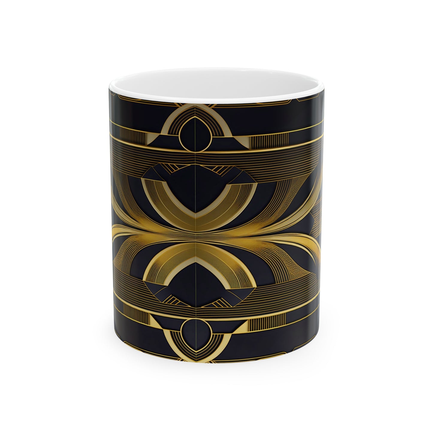 Black-Gold Design Coffee Mug