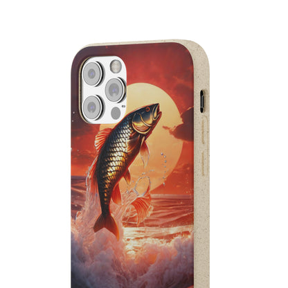 Solar Swimming Fish Biodegradable Case