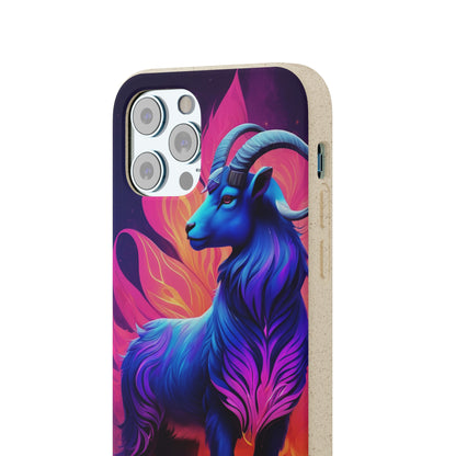 Pink Peculiar Goat Biodegradable Case