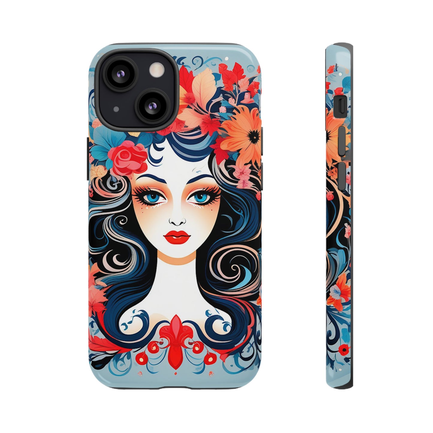 Floral Lady Tough Case