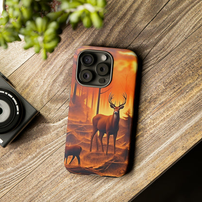 Deer Painting Tough Case