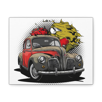 Vintage Car Canvas