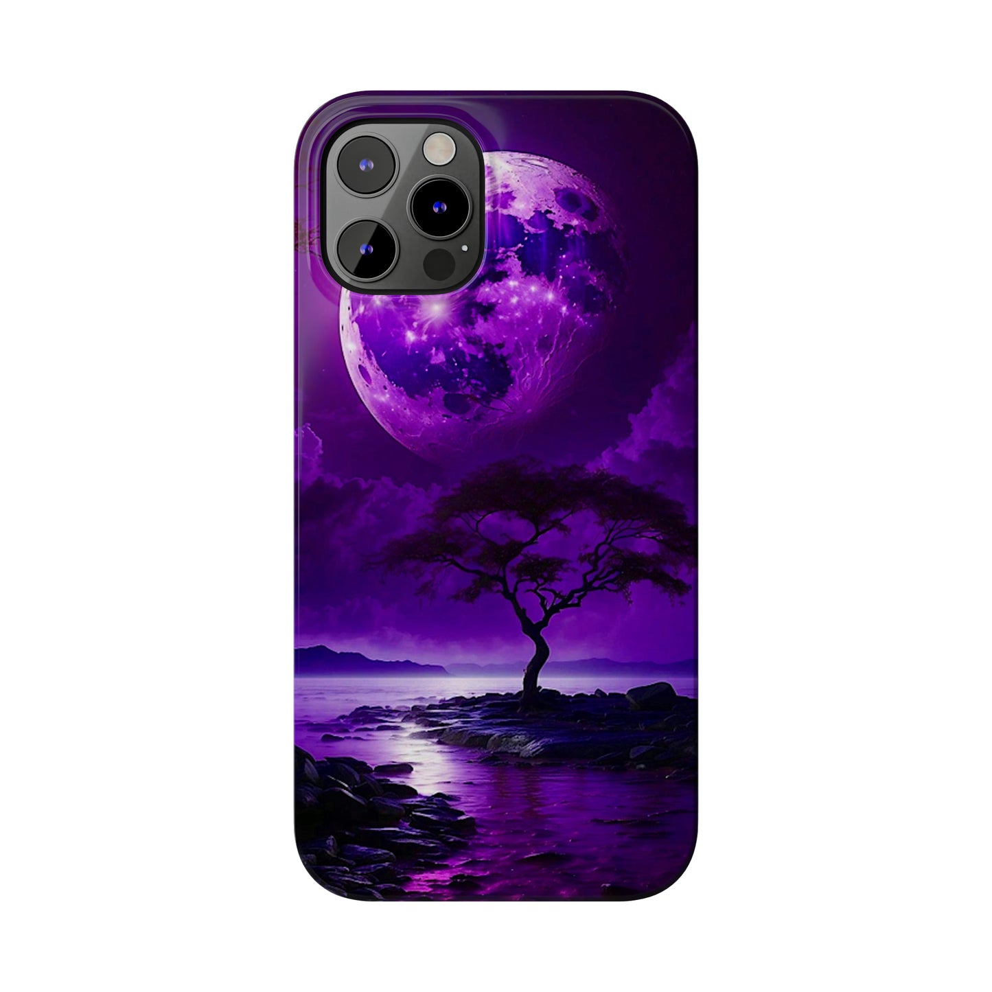 Violet Moon Slim Phone Case - Colorwink