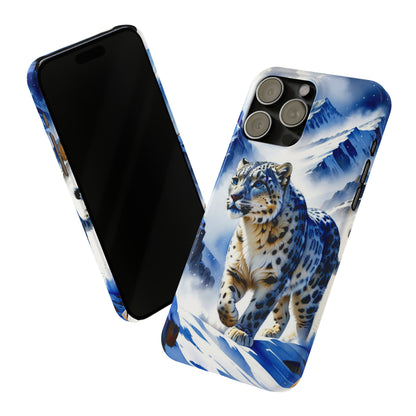 White Tiger Slim Phone Case - Colorwink