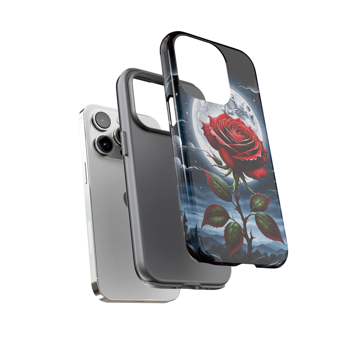 Moonlit Rose Tough Case